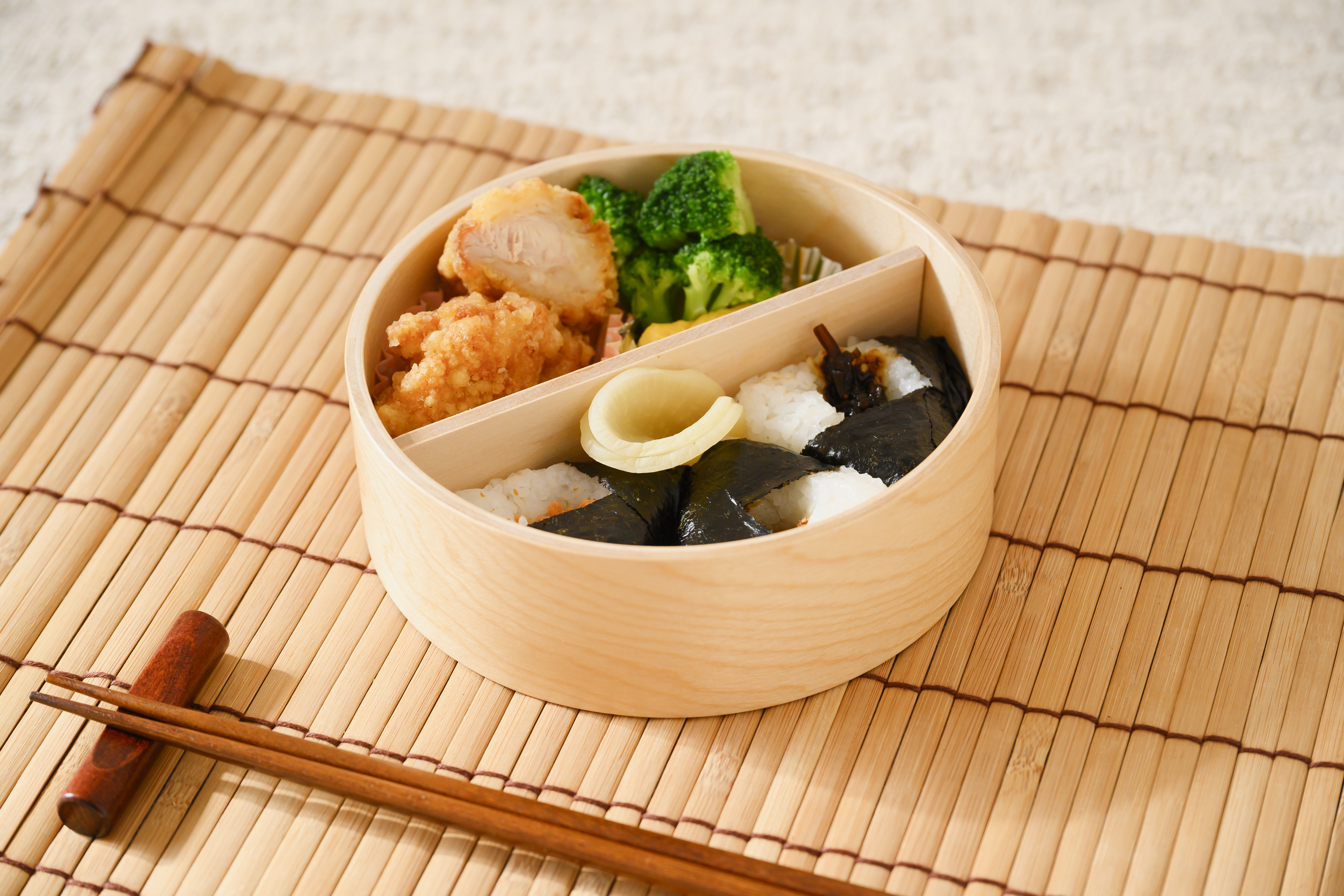 レンジ対応のわっぱ弁当箱「〇彩 -ｅｎｓａｉ-」