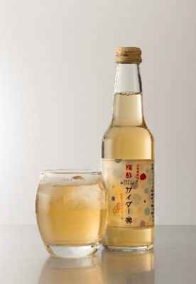 【新商品】梅酢サイダーはちみつ入り250ml
